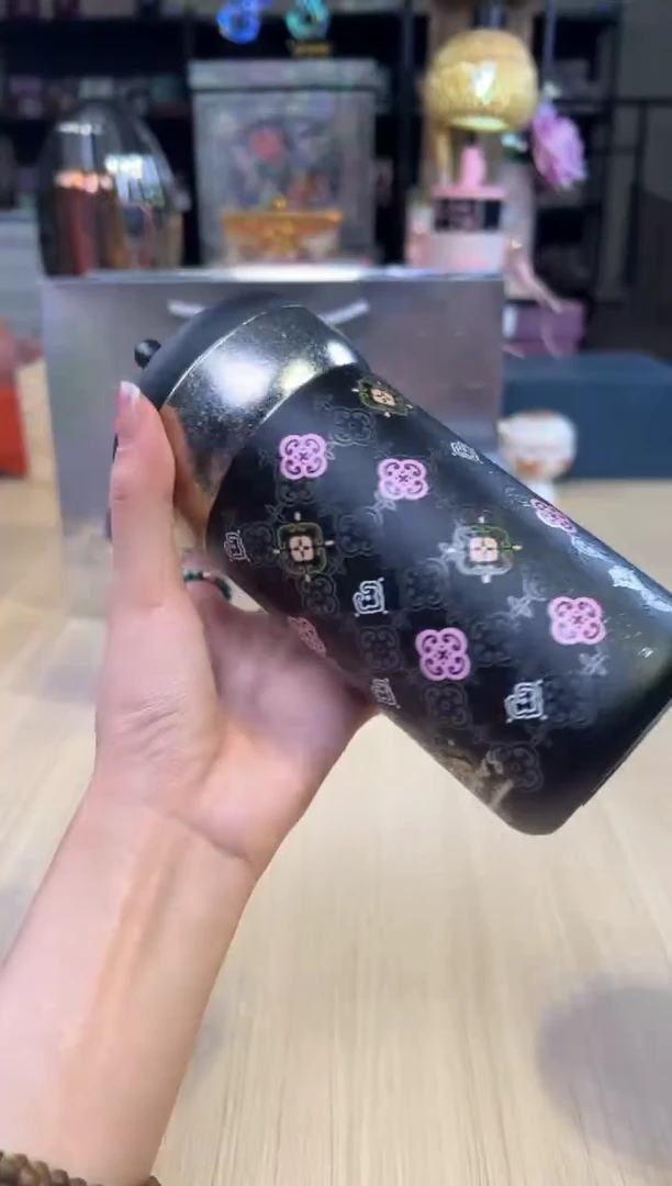 小圆墩钛杯（500ML）玄霓锦色