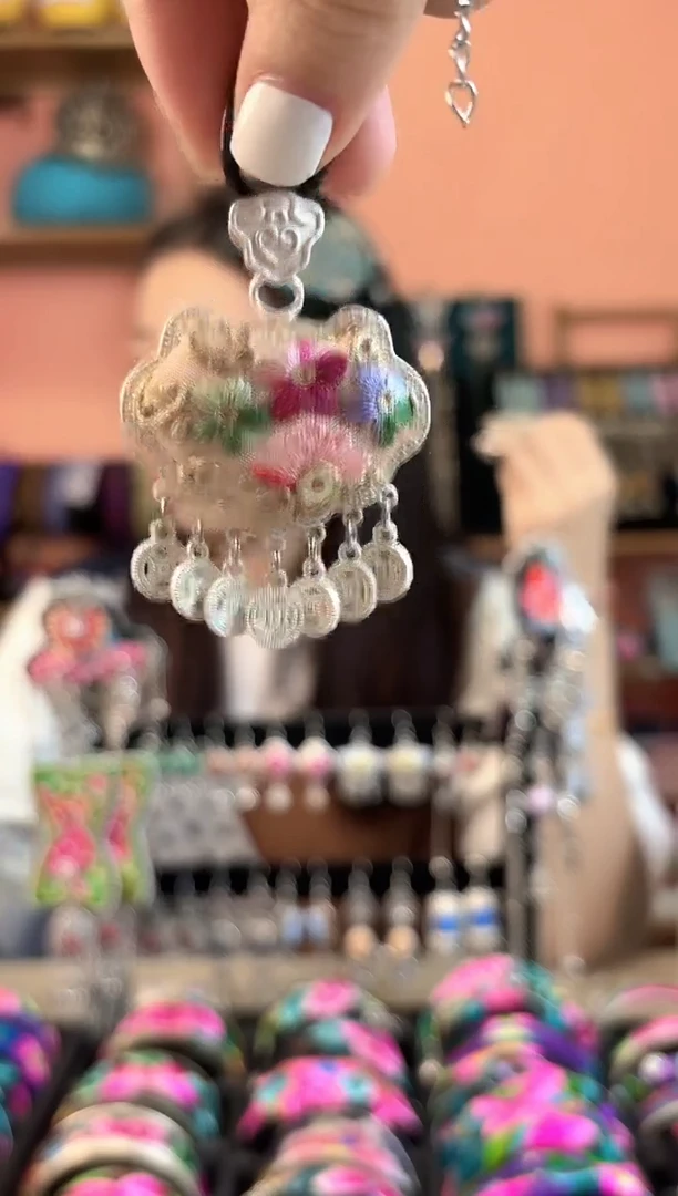 织绣艺枝独绣老绣饰品27