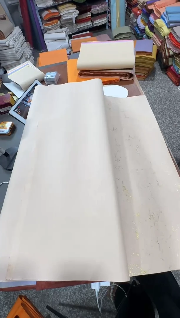 四尺 仿古色金丝笺生宣50张