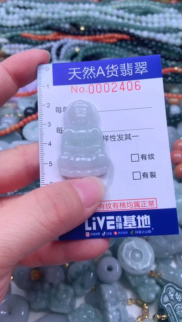 颈饰未镶嵌翡翠天然翡翠