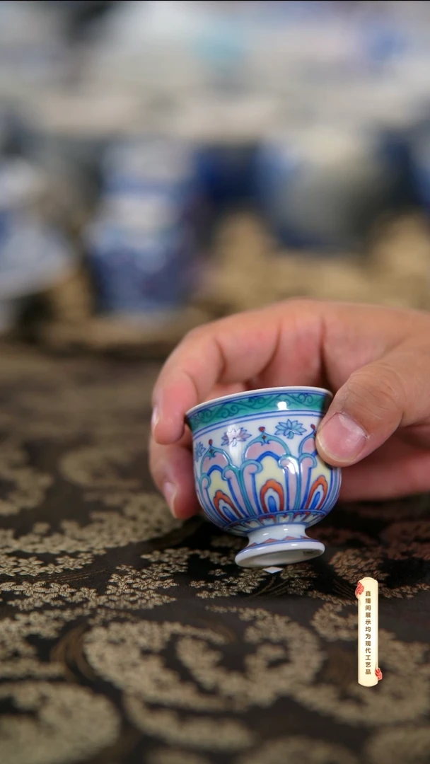 壶承陶景德镇手工手绘柴窑茶具U135