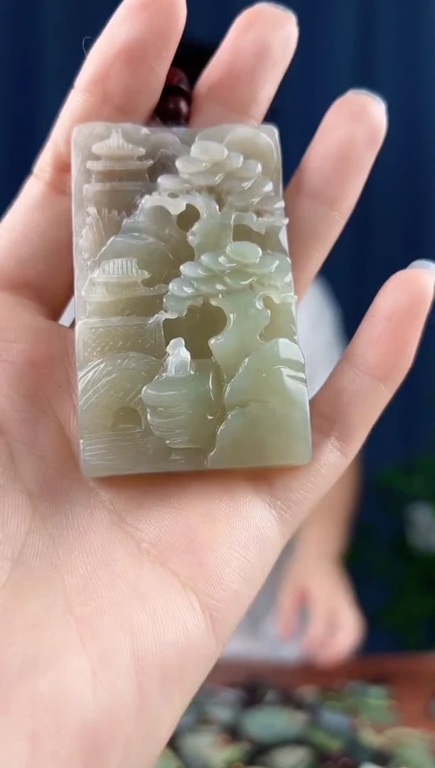 未镶嵌和田玉挂件拍一发一，多样性发货
