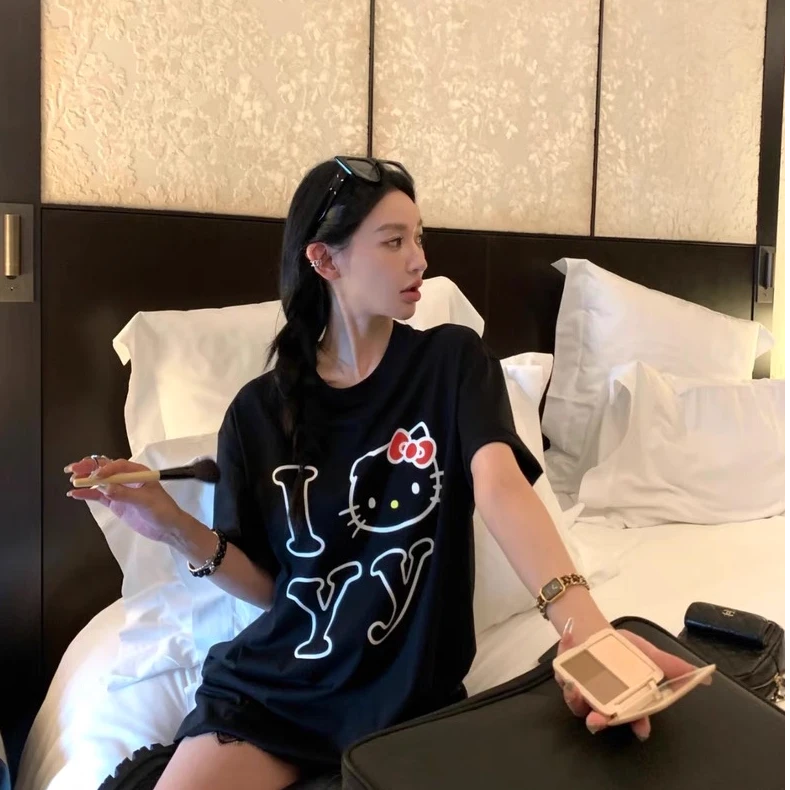 【8系】精梳高品潮牌短袖T恤圆领显瘦上衣-1641.8