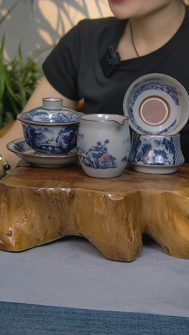 3件套陶瓷茶具家用简装系列