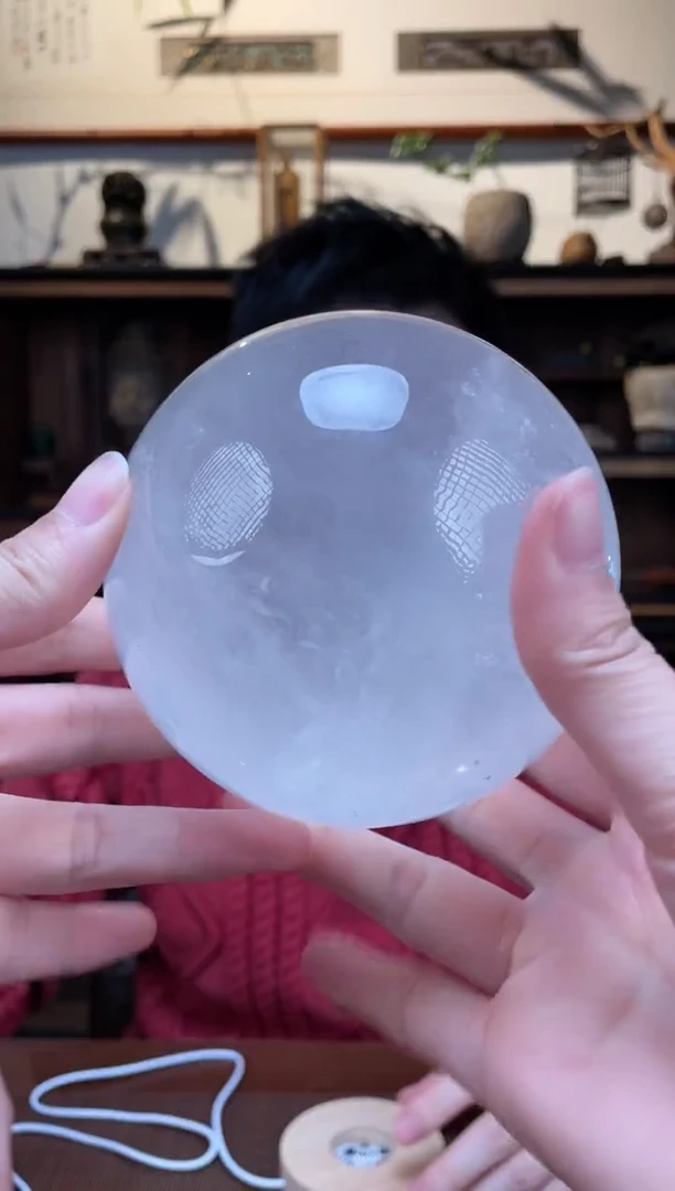 【闪购商品】水晶摆件未镶嵌02白水晶球摆件ZD