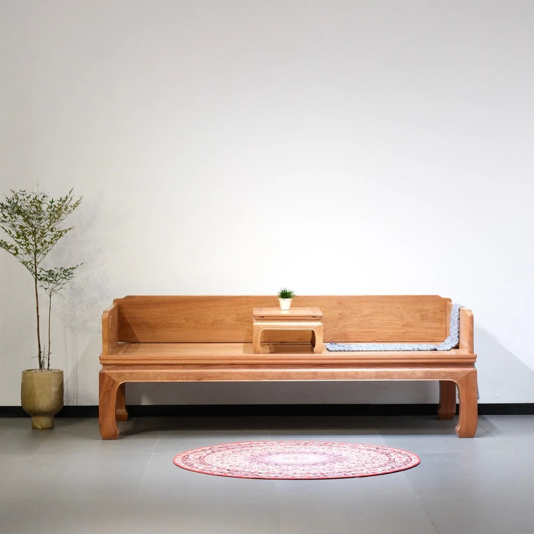 缅花波士顿款罗汉床两件套