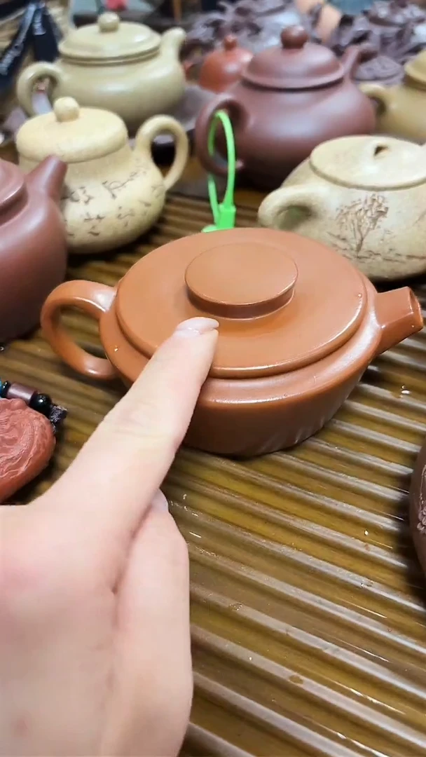 茶壶紫砂朱泥大口巨轮160cc左右