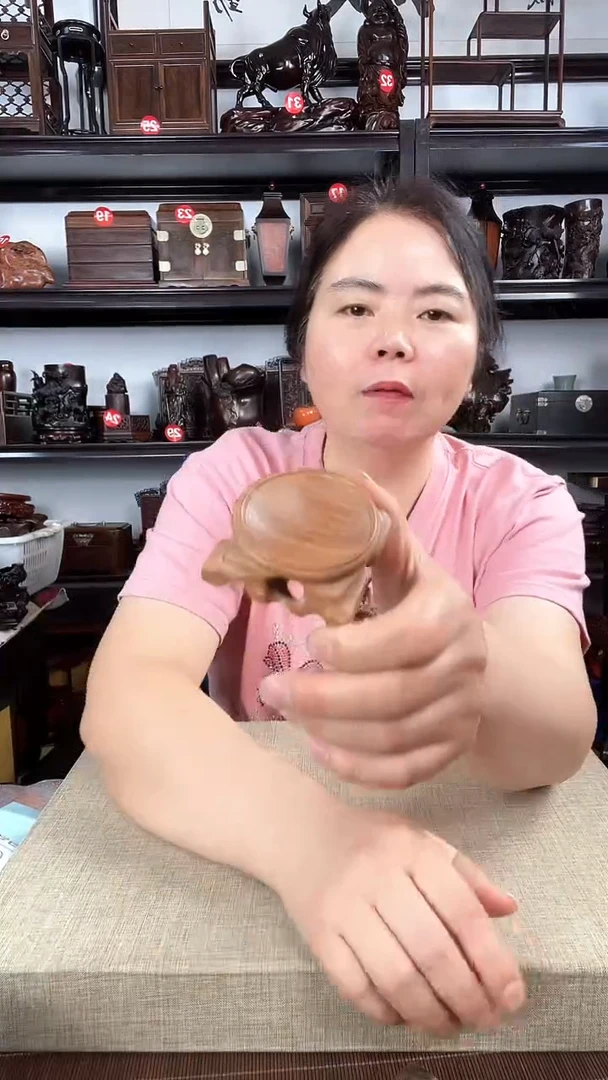 木黄水晶球老李红木工艺品