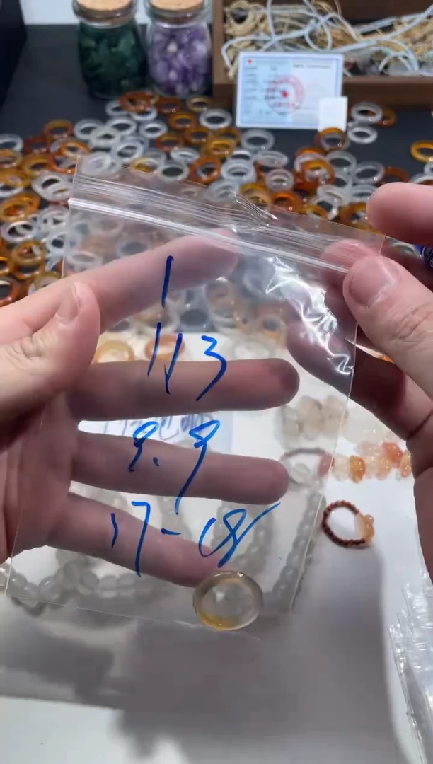 【闪购商品】玛瑙/玉髓戒指未镶嵌113