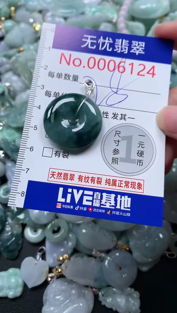 颈饰未镶嵌翡翠6124