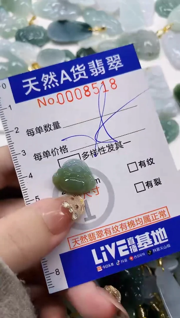 颈饰未镶嵌翡翠爆****~天然A货翡翠