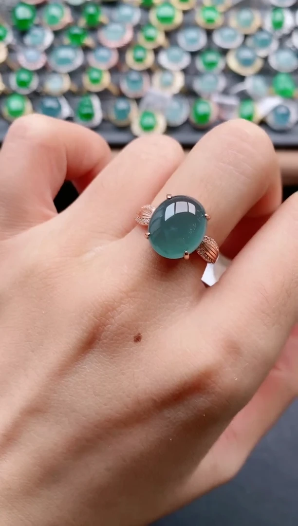 【闪购商品】翡翠戒指银S925镶嵌111111111111111111
