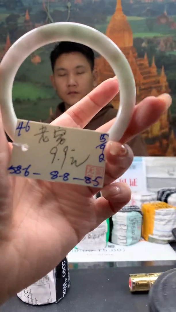 未镶嵌手镯翡翠老*翡翠手镯 下单联系小耳机#46