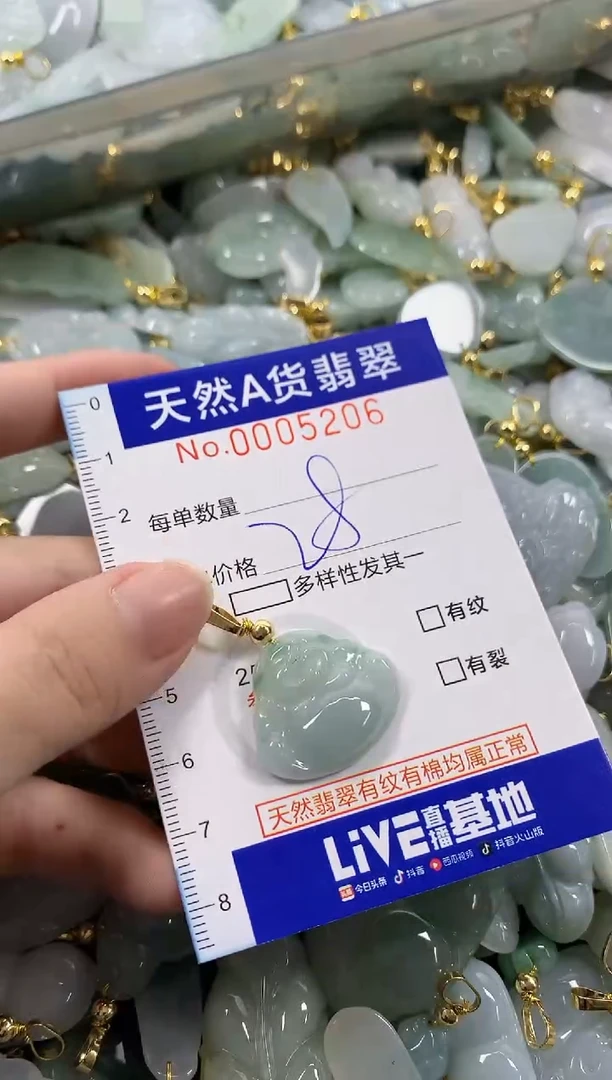 颈饰未镶嵌翡翠天然A货翡翠