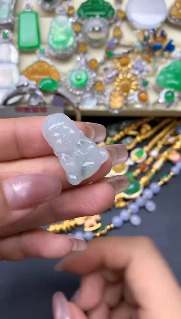 颈饰未镶嵌翡翠20-中国好珍宝