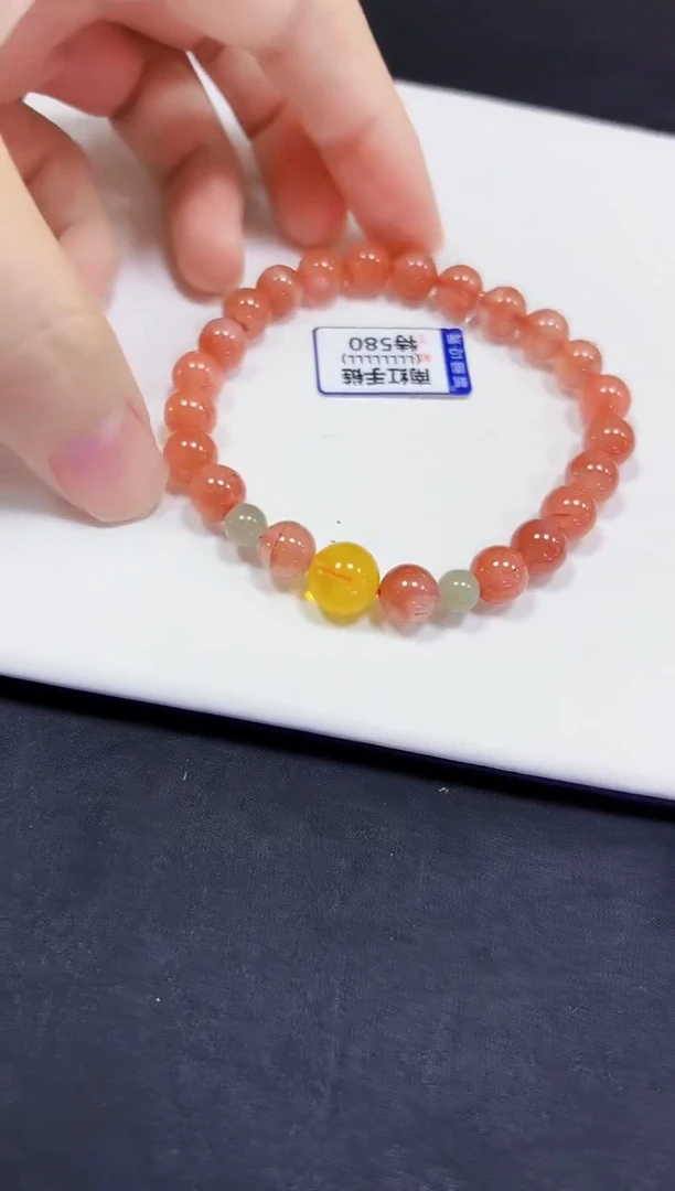 南红玛瑙未镶嵌颈饰手链8