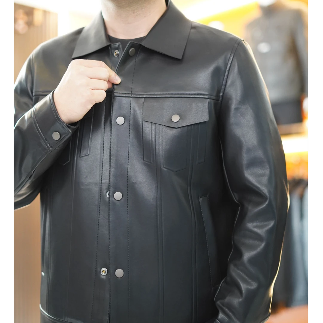 097M男装百搭黑色春季潮流经典韩版