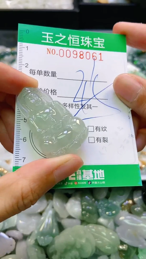翡翠未镶嵌颈饰闪购0098061