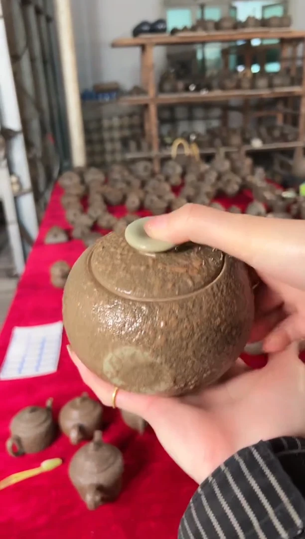 【闪购商品】冰碛岩 陶制手工壶 微瑕