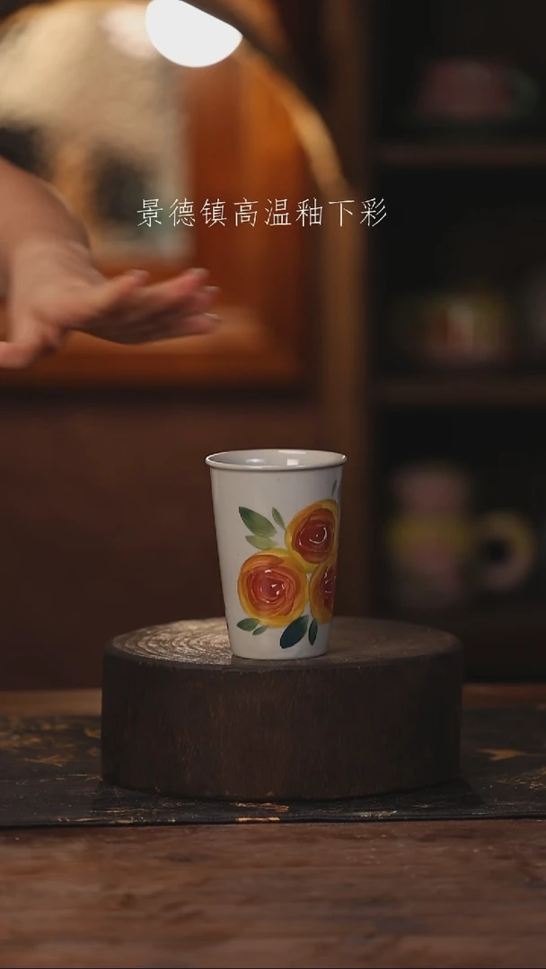 陶瓷景德镇高温釉下手绘陶瓷210