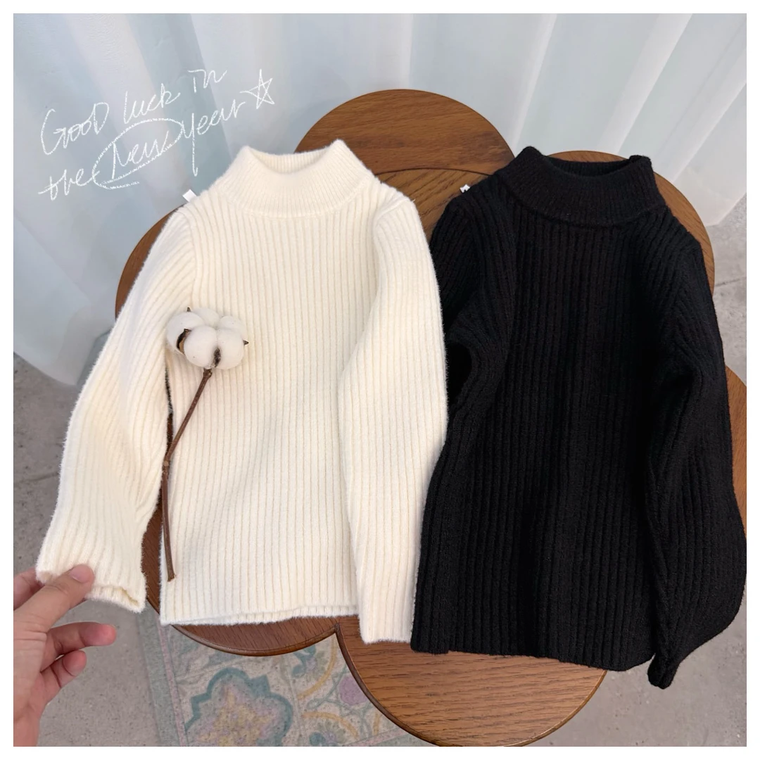 8701MY两色毛衣鱼子酱品牌女童童装