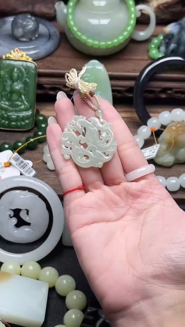 吊坠(不含链)未镶嵌和田玉且末迪克兰 凤牌9014160