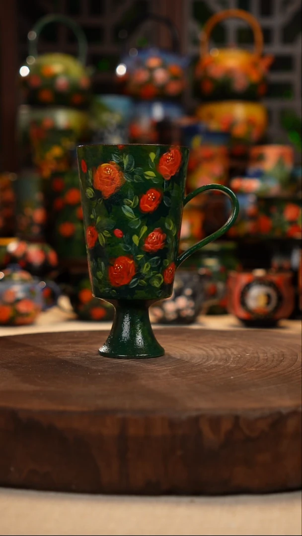 陶瓷油画手绘釉下彩