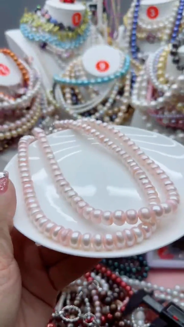 淡水珍珠未镶嵌颈饰1