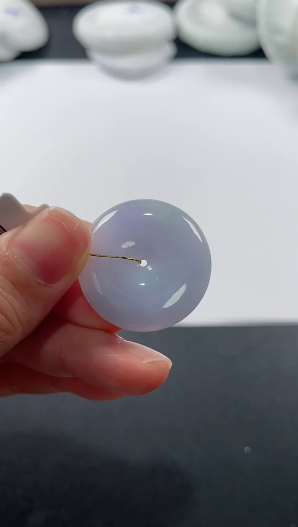 颈饰未镶嵌翡翠基地发货H 0650 平安扣