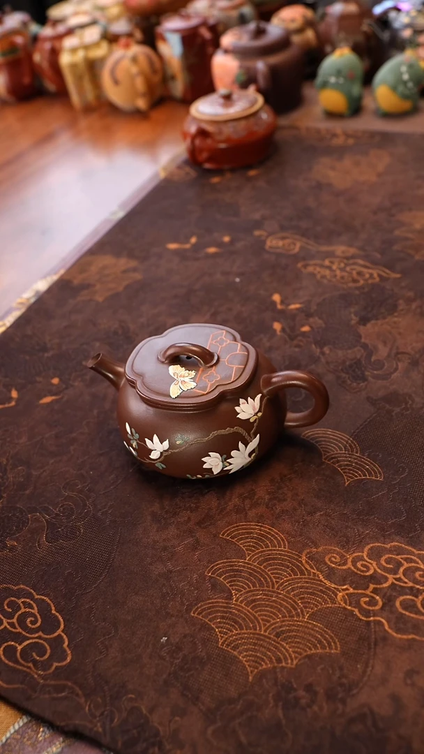 茶壶紫砂青玉案壶