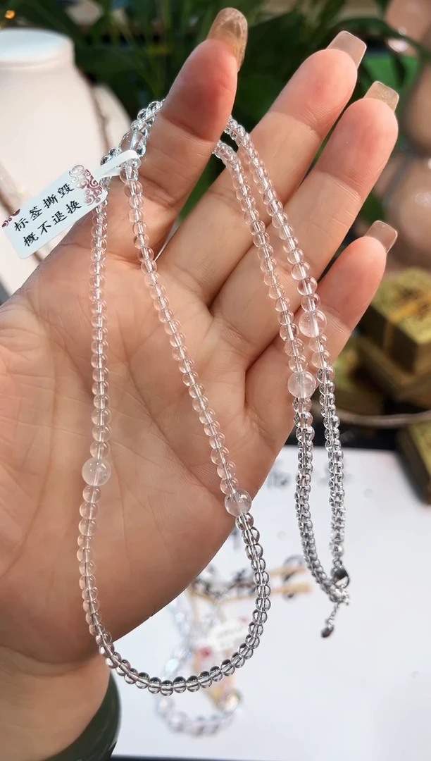 未镶嵌颈饰水晶毛衣链