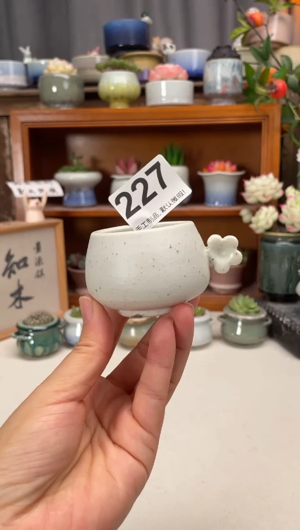 瓷片227知木小芳花盆