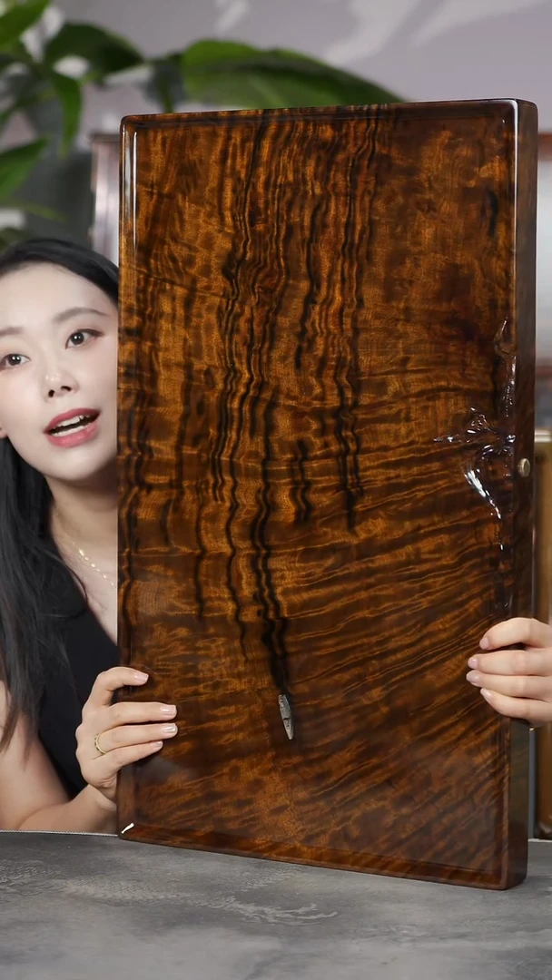 金丝楠满水波藏品级孤舟意境干湿两用茶盘113