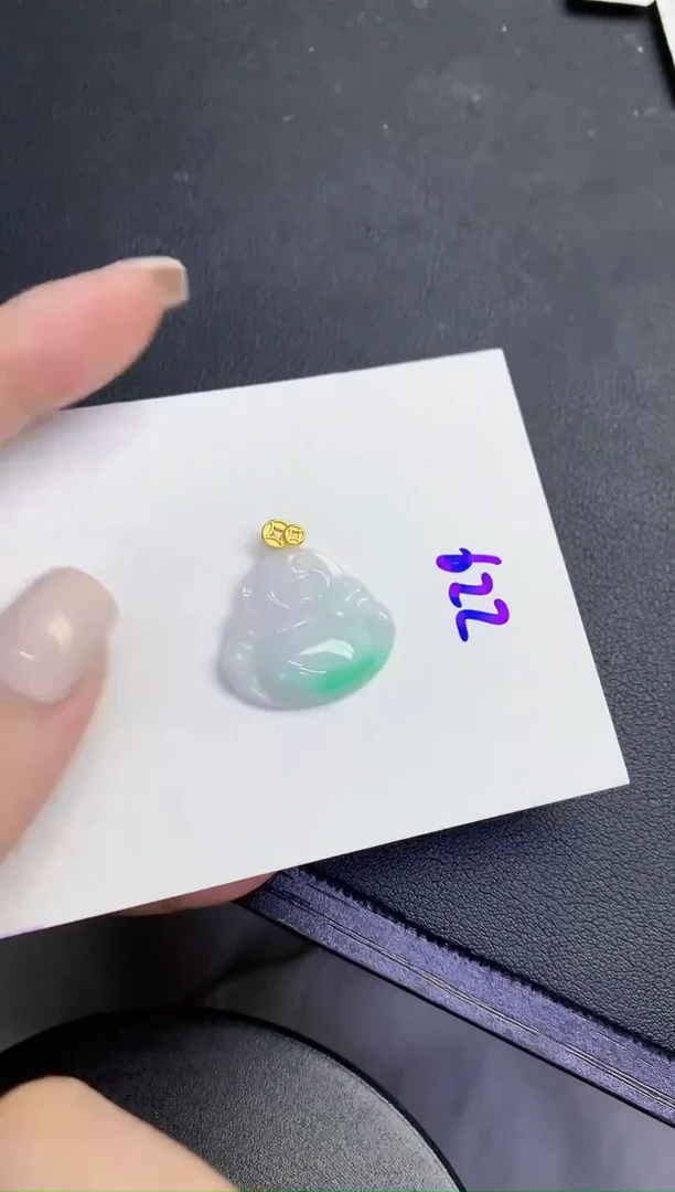 颈饰未镶嵌翡翠缅甸天然翡翠A货