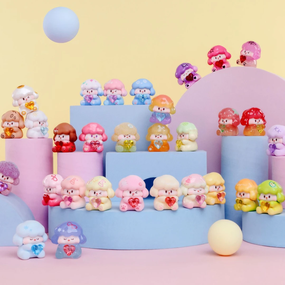 【拆盒拆袋】Buddy初代萌粒--小狗也心动系列潮玩萌粒小摆件