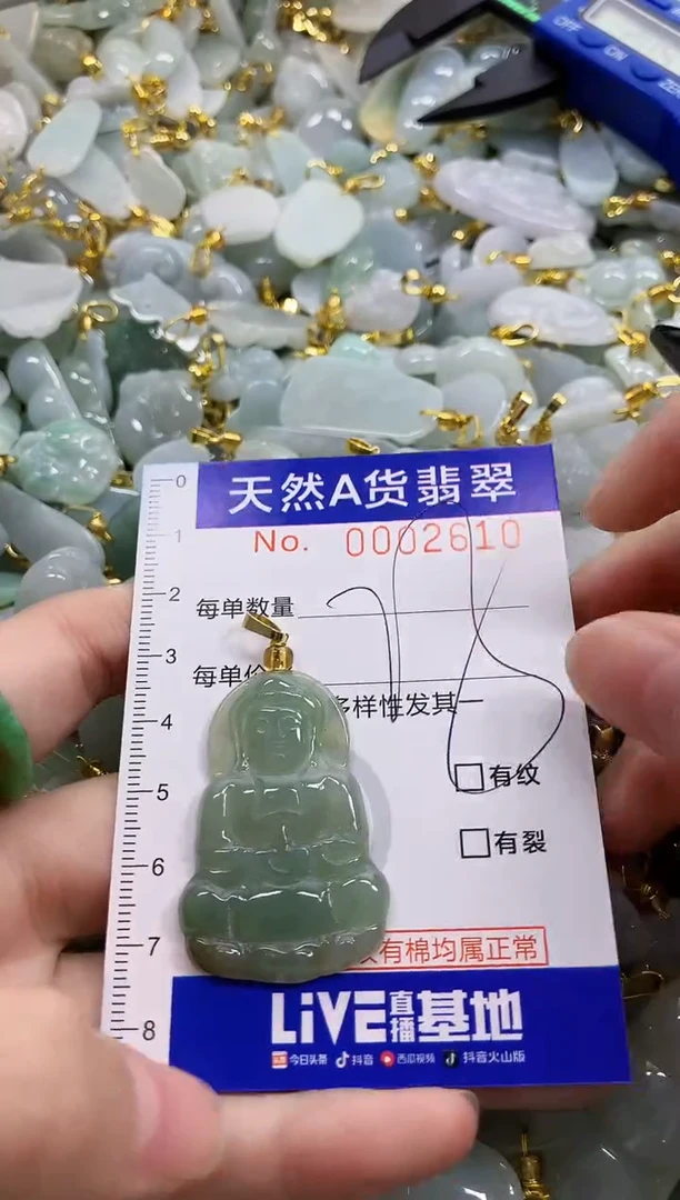 颈饰未镶嵌翡翠天然A货翡翠