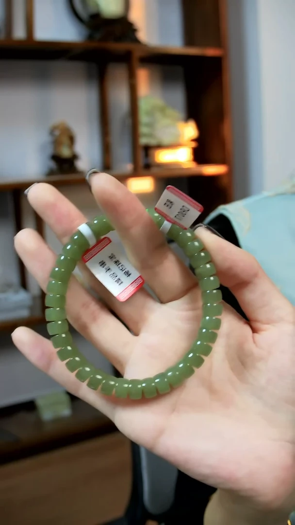 未镶嵌手串和田玉算盘珠