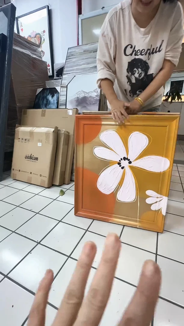 168现代艺术装饰画油画60cm*70cm