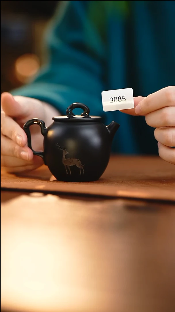 雲梦茶器紫陶茶壶3085