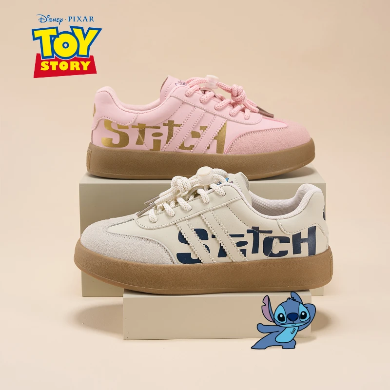 Disney/迪士尼草莓熊男女童鞋2024新款学生潮流复古软底琥珀流光