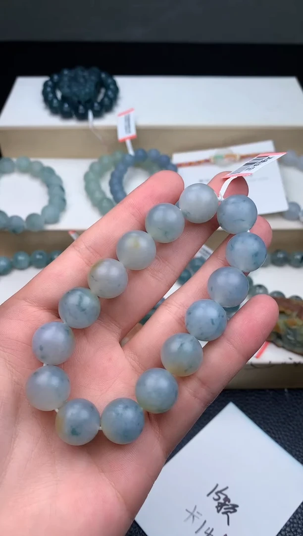 未镶嵌定制翡翠耳*手串