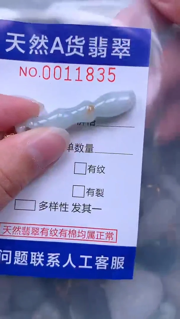 翡翠未镶嵌吊坠(不含链)1