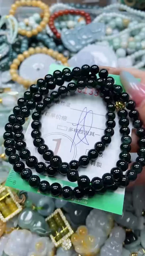 翡翠未镶嵌颈饰闪购0133335