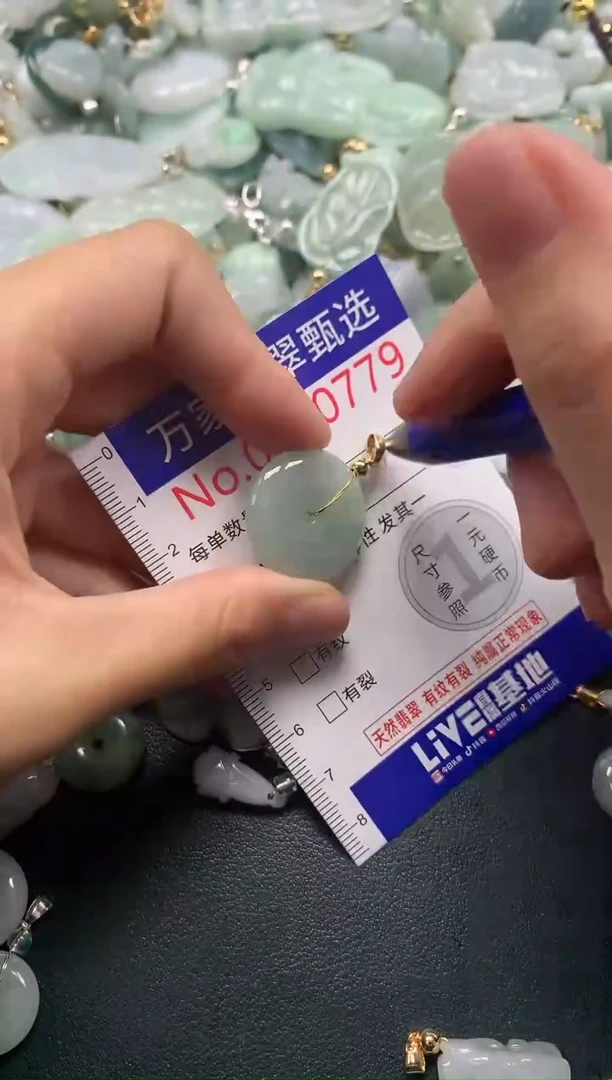 吊坠(不含链)未镶嵌翡翠0779