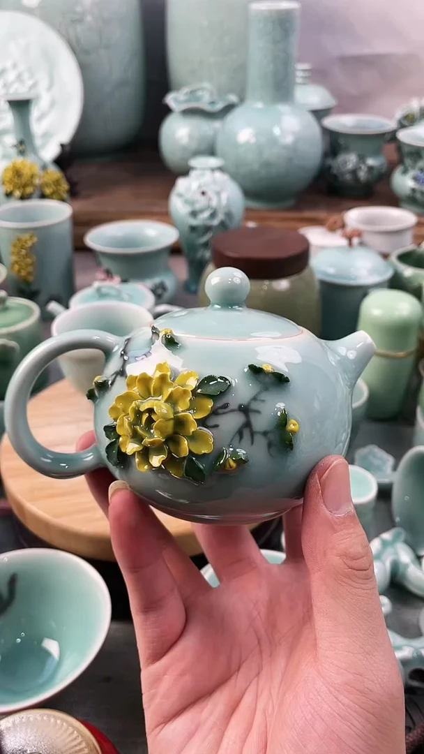 【闪购商品】纯手工 限时福利放漏 慧仙青瓷