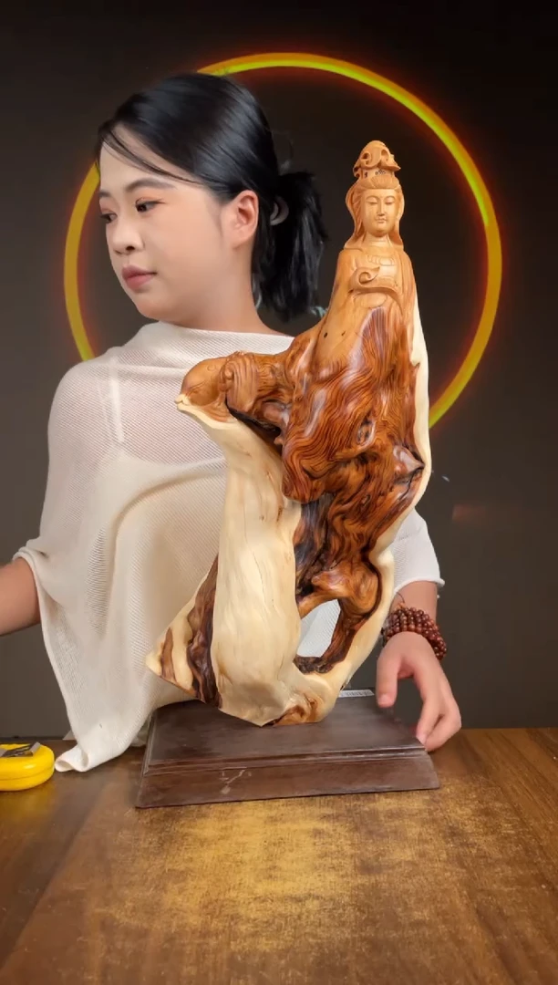 柏木（崖柏）手工摆件,先抢先得! 编号:114