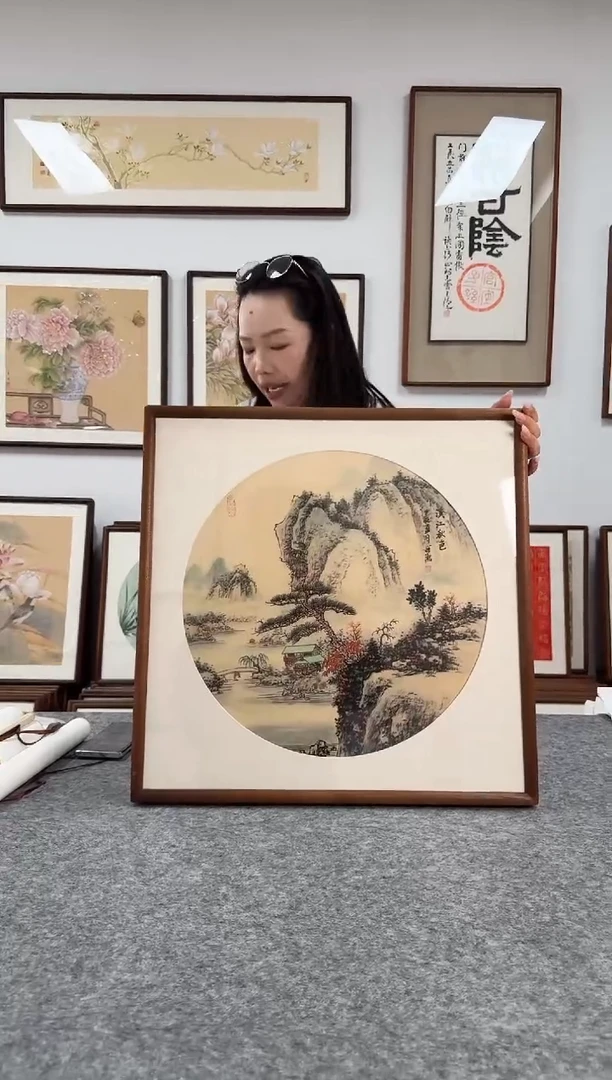 书法LS罗淞577-53*53绘画