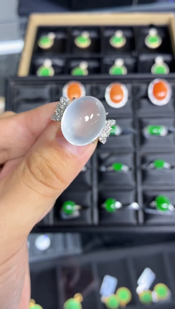 银S925镶嵌定制石英质玉57多样性发货（发其一）