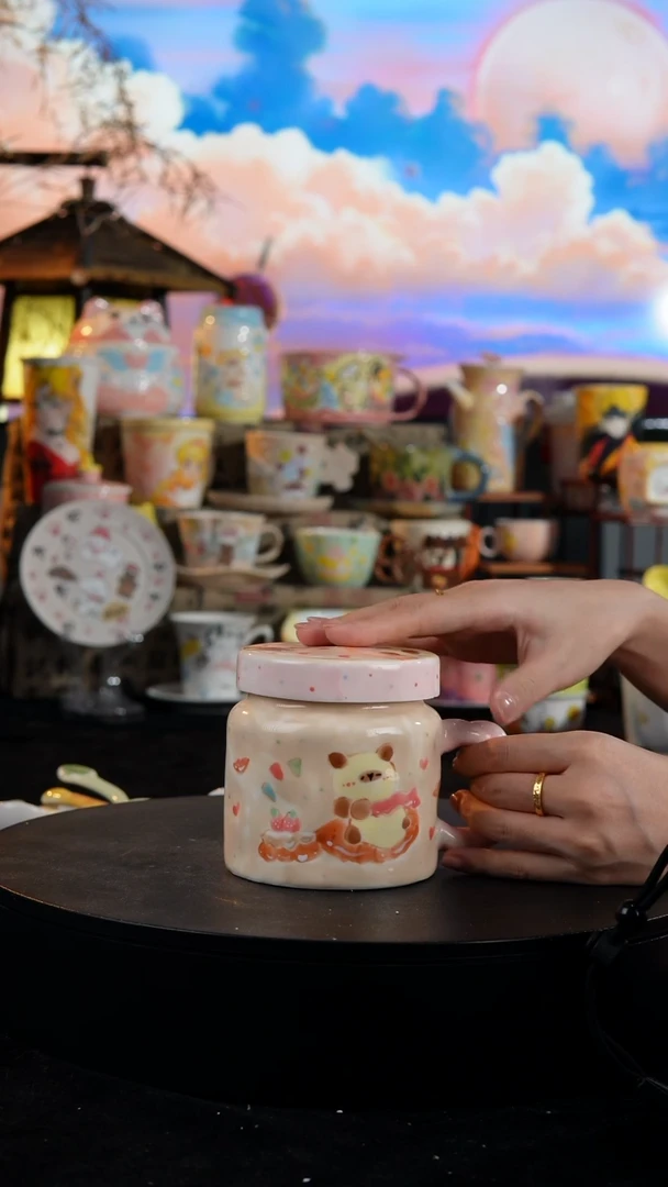 陶瓷便携款手工手绘景德镇陶瓷