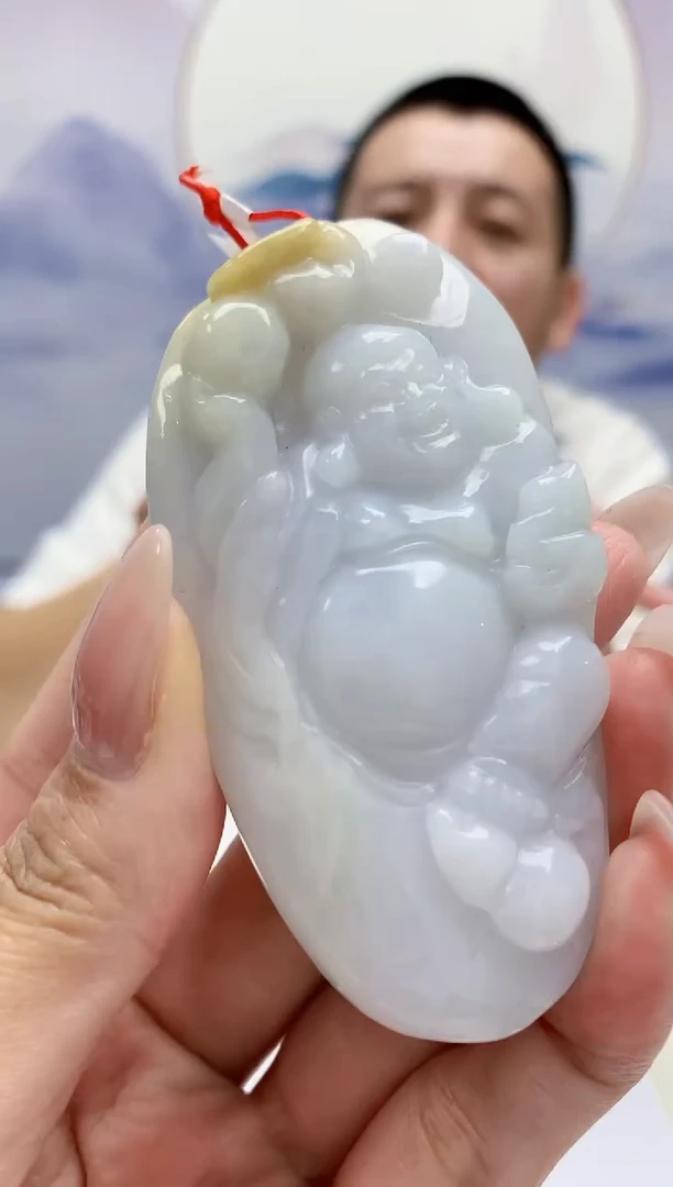 【闪购商品】定制翡翠未镶嵌4812MM-毛货挂件20